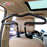 Stainless Steel Car Hangers Scalable Back Seat Headrest Coat Clothes Hanger Jackets Suits Holder Rack Supplies Car Hangers