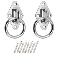 304 Stainless Steel Heavy Duty Yoga Hammock Swing Ceiling Suspension Wall Mount Pad Eye Hanging Hooks