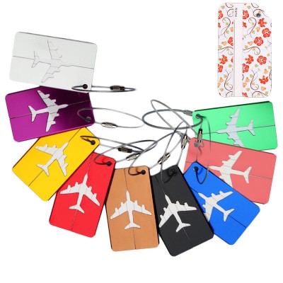 Customizable Metal Aluminum Alloy Travel Baggage Luggage Bag Suitcase ID Tag