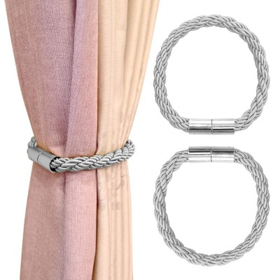 2 Pack Magnet Window Curtain Drape Decorative Rope Holdback Holder Tieback